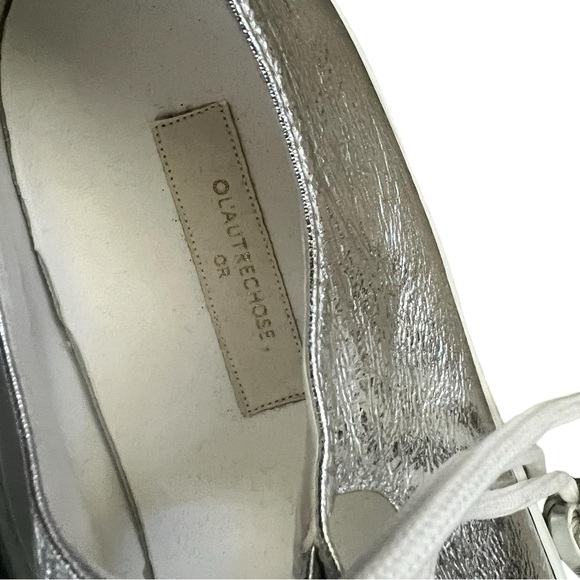 L' AUTRE CHOSE Lace-up sneakers Silver NWOT Size 39 - Picture 14 of 14
